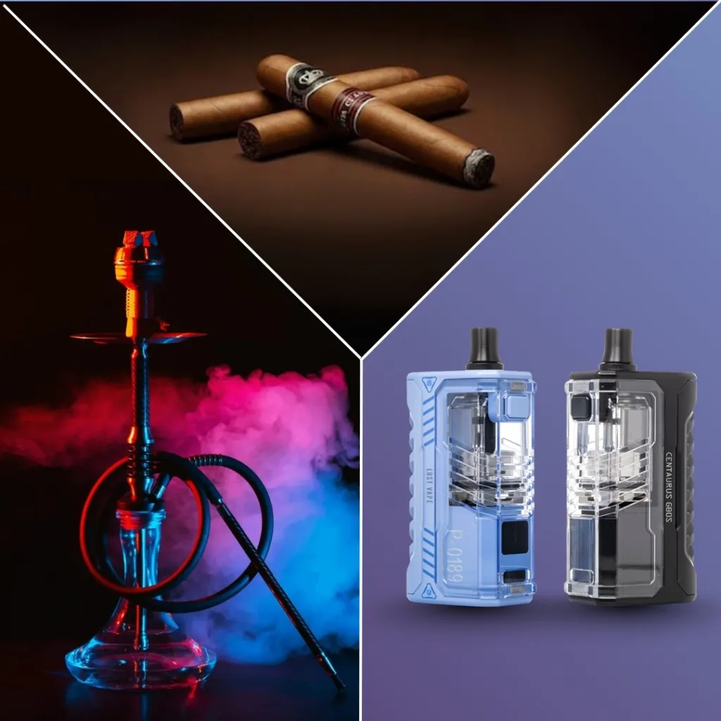 Cigar lovers, vape users, and hookah fans